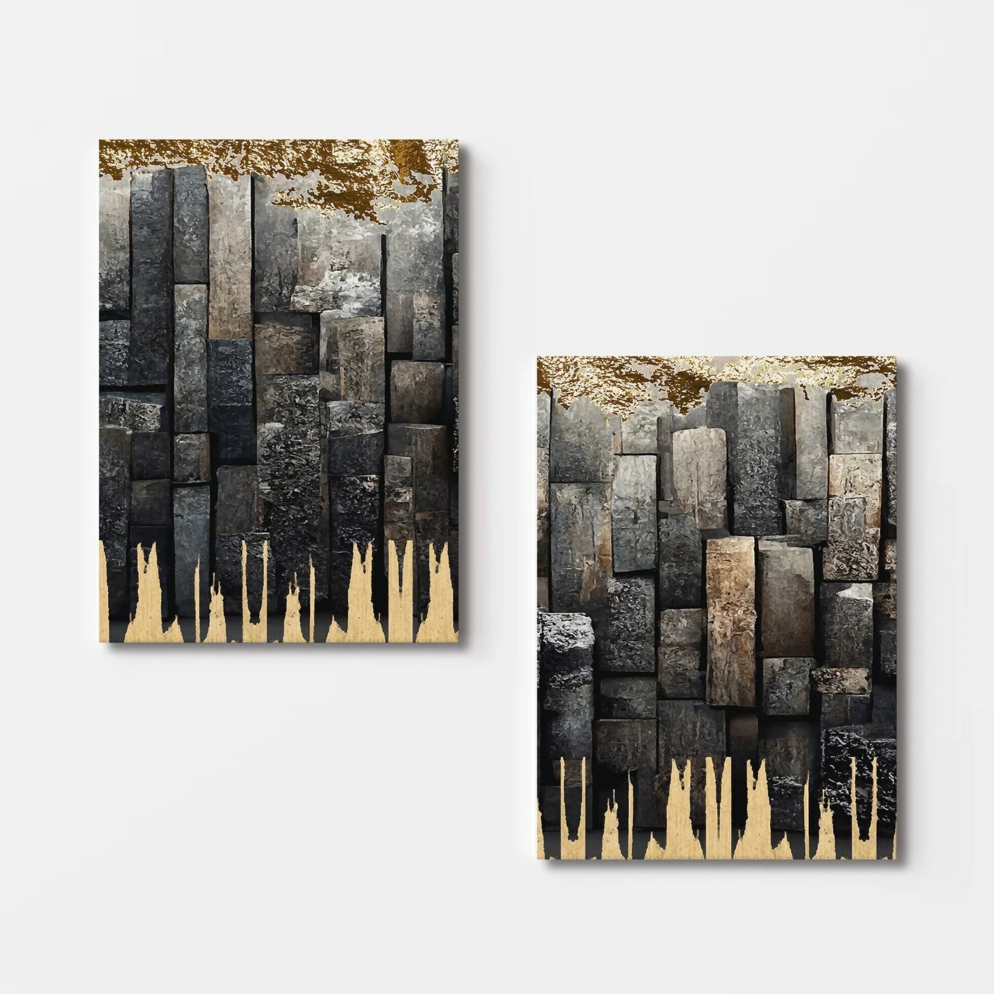 Pikturë dekorative në kanavacë (2 copë), Wallity, 2KNV4342, 50x70 cm