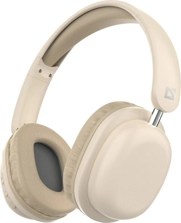 Kufje pa tela Defender FreeMotion B640, Bluetooth, USB-C, Bezhë