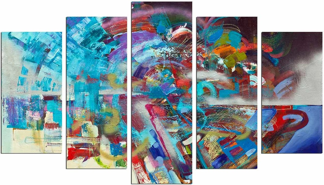 Pikturë dekorative MDF, 5 pjesë, Wallity, 5PMDF-31