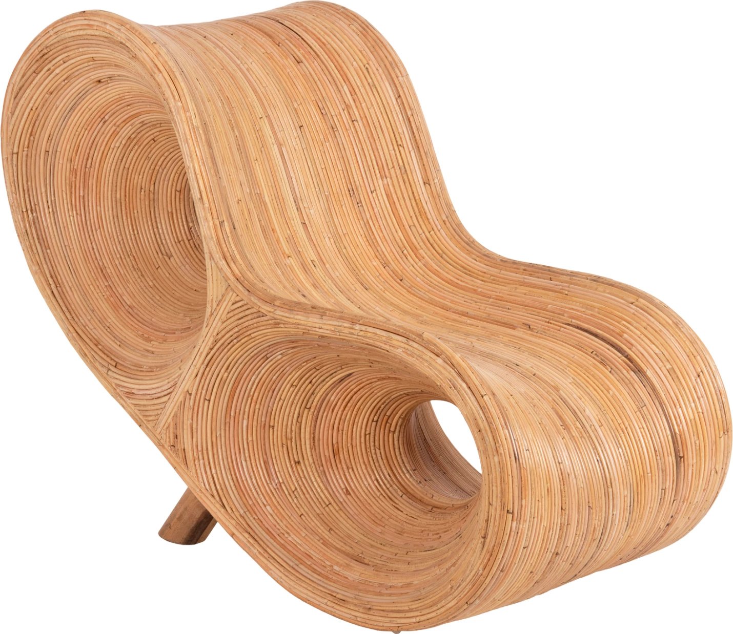 Karrige relaksuese CURVY, ngjyrë natyrale, FH9645.01, 63x128x97H cm