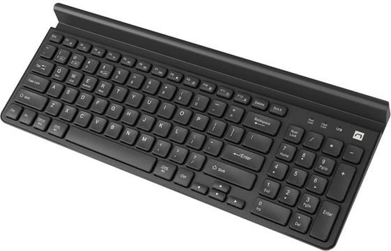 Tastierë wireless Natec Felimare NKL-1973, me mbajtëse për telefon/tablet, e zezë