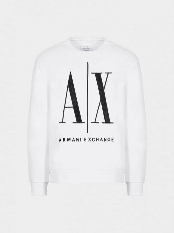 Duks për meshkuj Armani Exchange, i bardhë