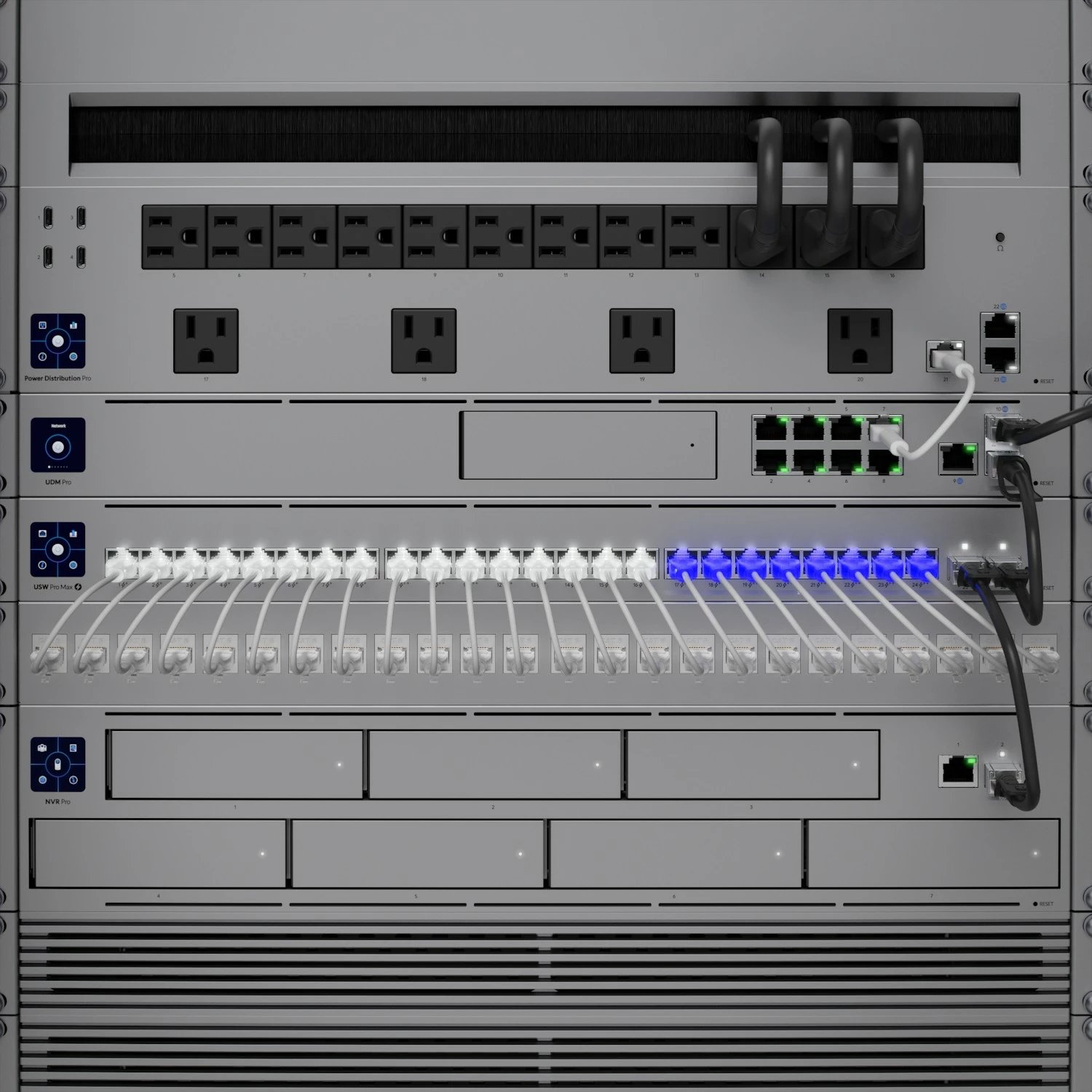 Switch Ubiquiti USW-Pro-Max-24-PoE, L3, 2.5G Ethernet, Power over Ethernet, Rack mounting