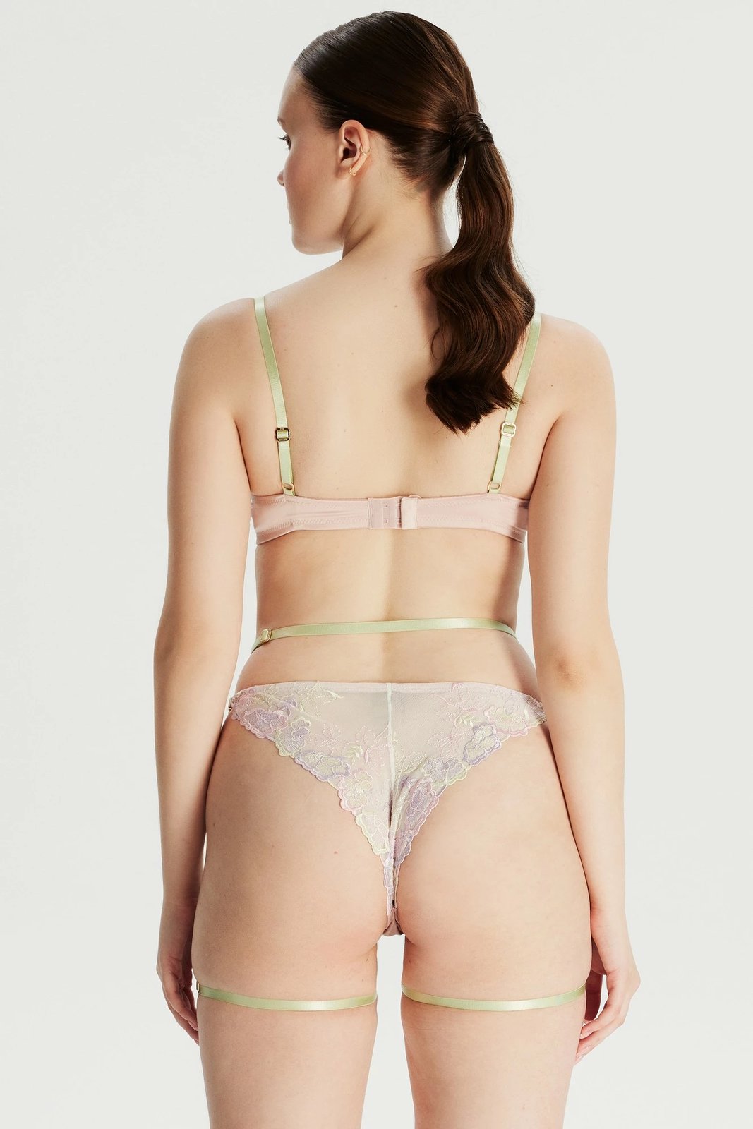 Tanga braziliane Lolly, rozë, Jumeon, XL