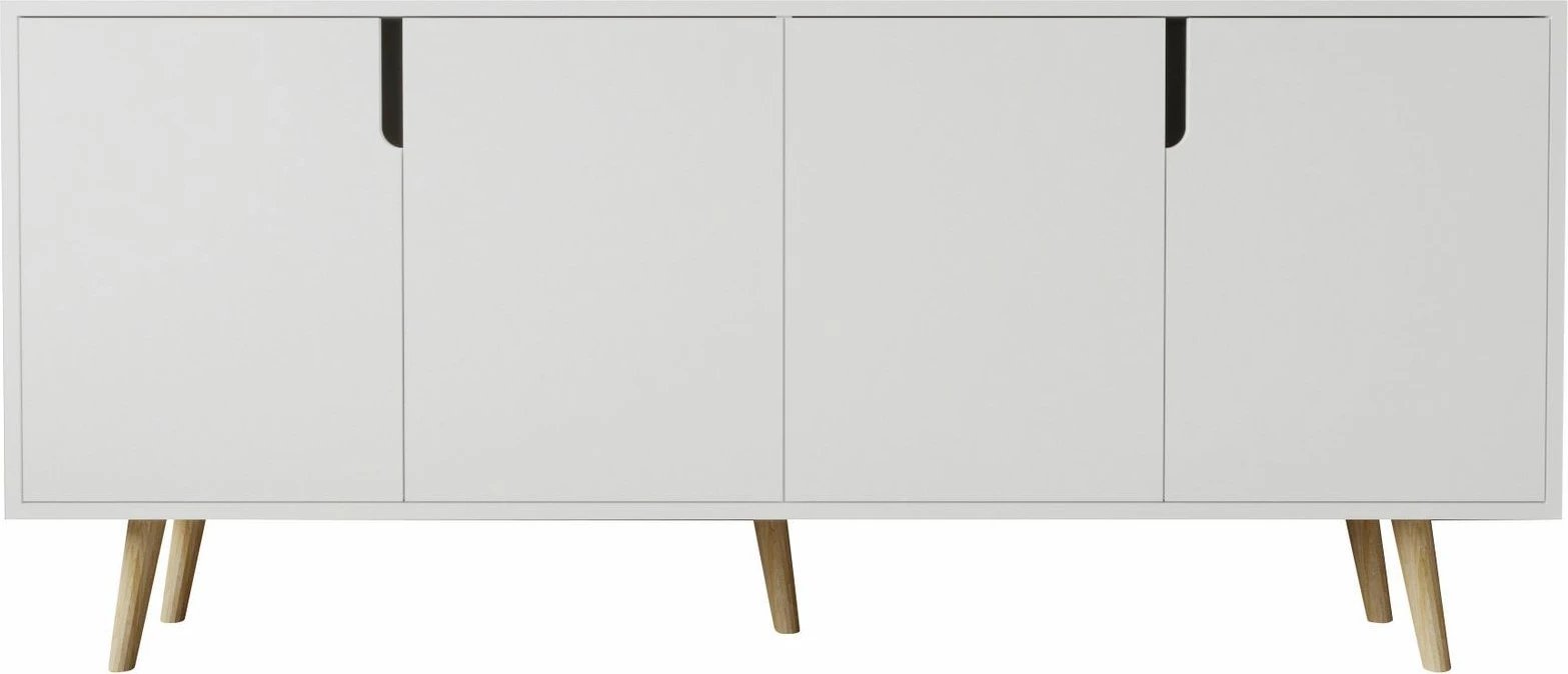 Konsolë moderne Skye Decor Latina, e bardhë, 180 cm