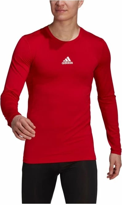 Maicë adidas TechFit për meshkuj, e kuqe