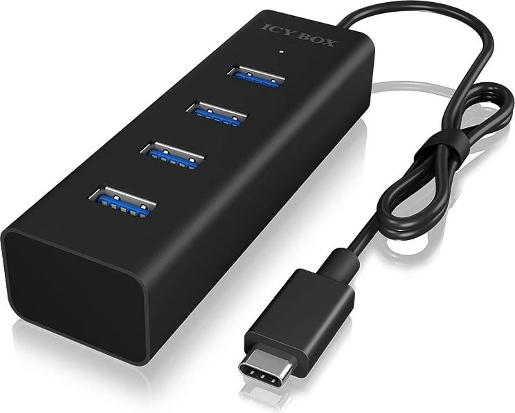 Hub USB Type-C IcyBox IB-HUB1409-C3, 4 porta, i zi