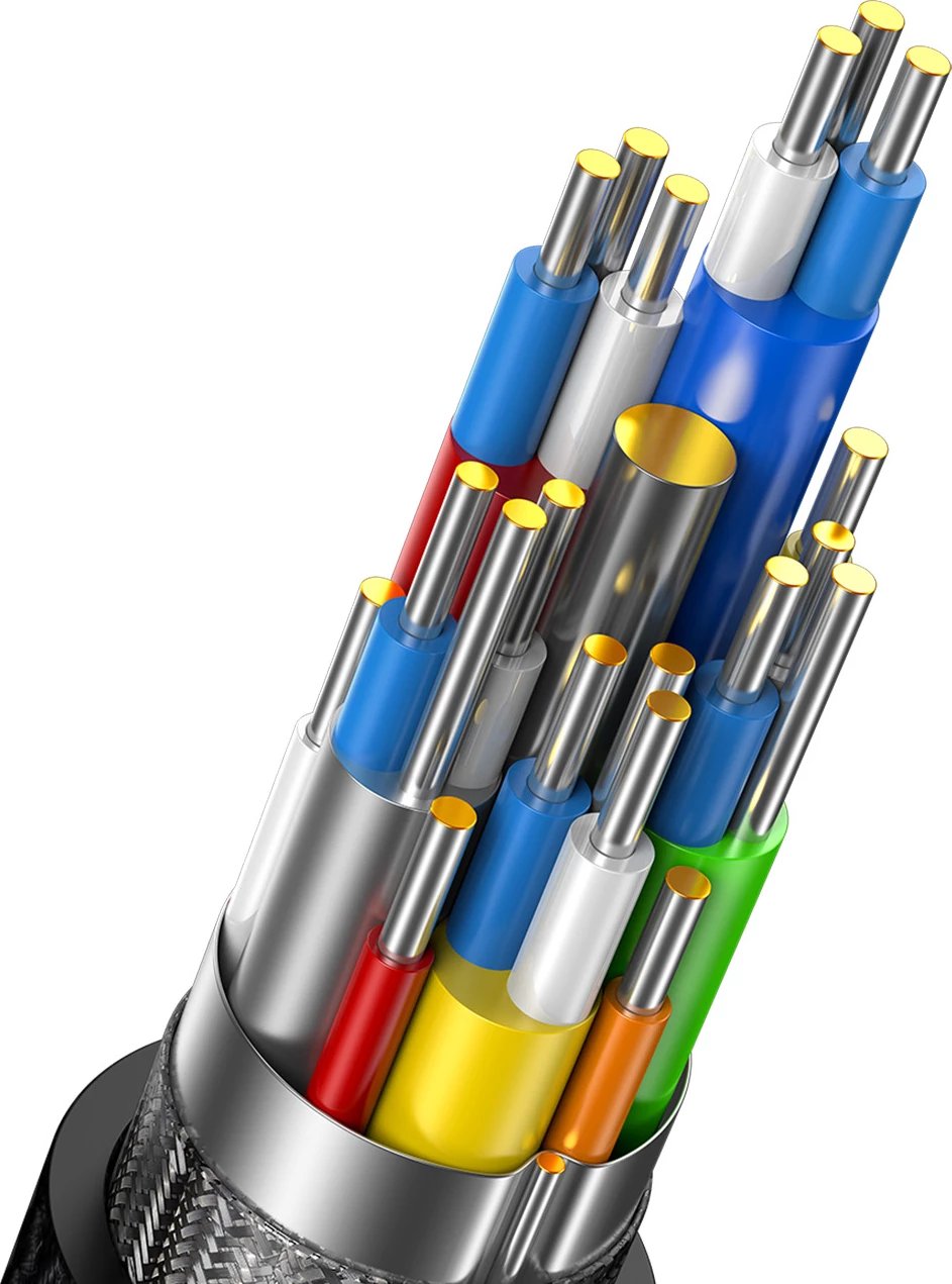 Kabllo DisplayPort Baseus High Definition Series 2m, 8K 60Hz, e zezë