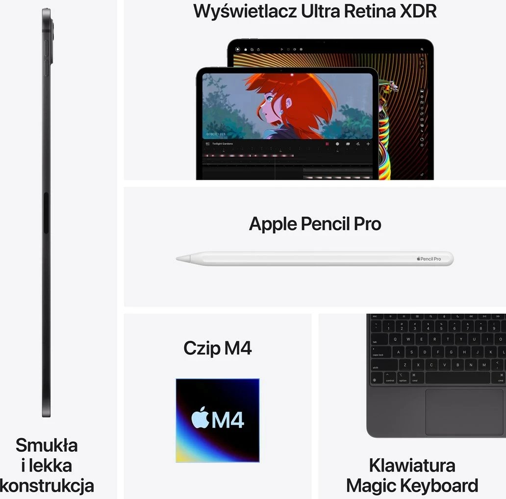 iPad Pro 11" Apple, WiFi + Cellular, 256GB, Silver