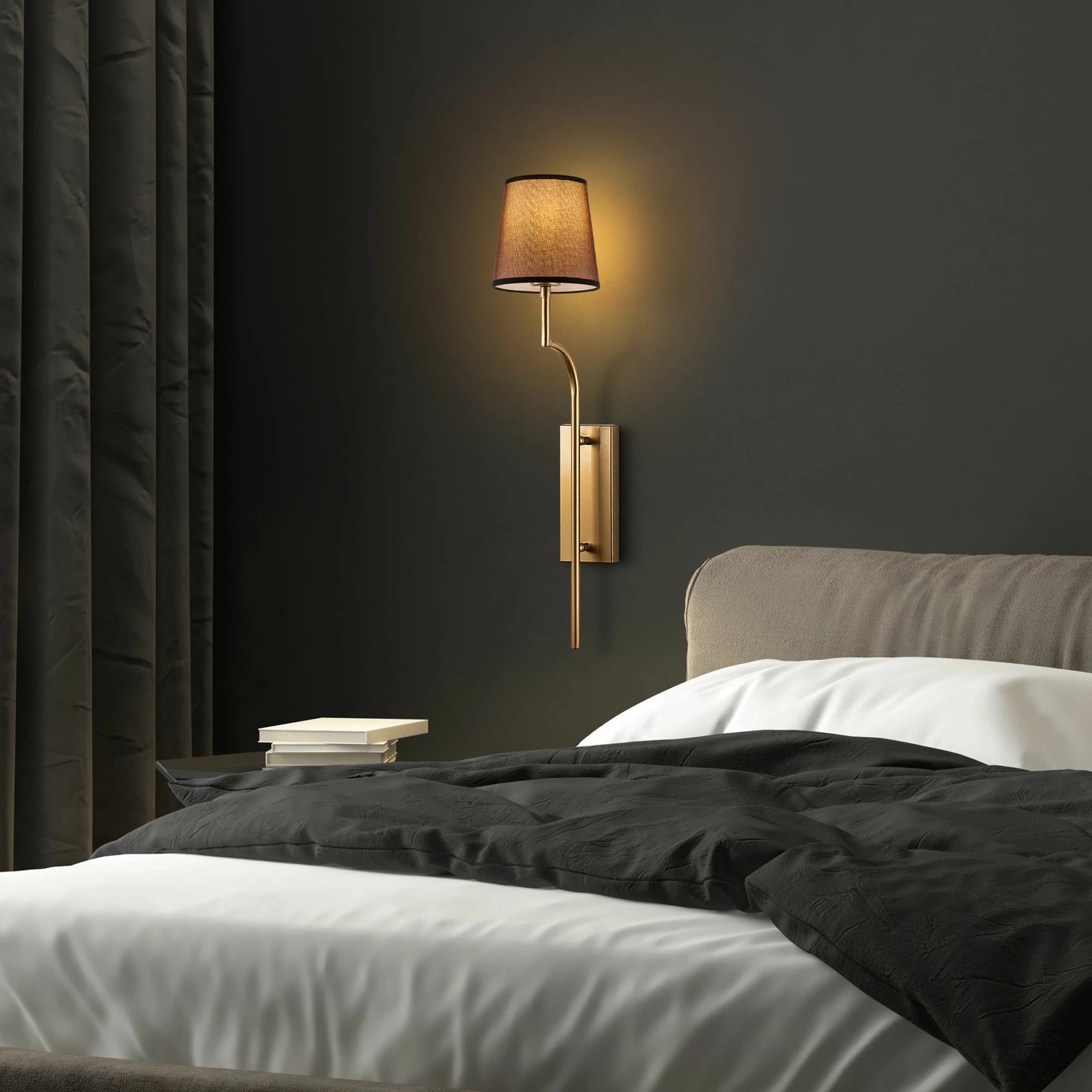 Llambë muri Opviq, Lumora - 15332, ngjyrë ari dhe kafe