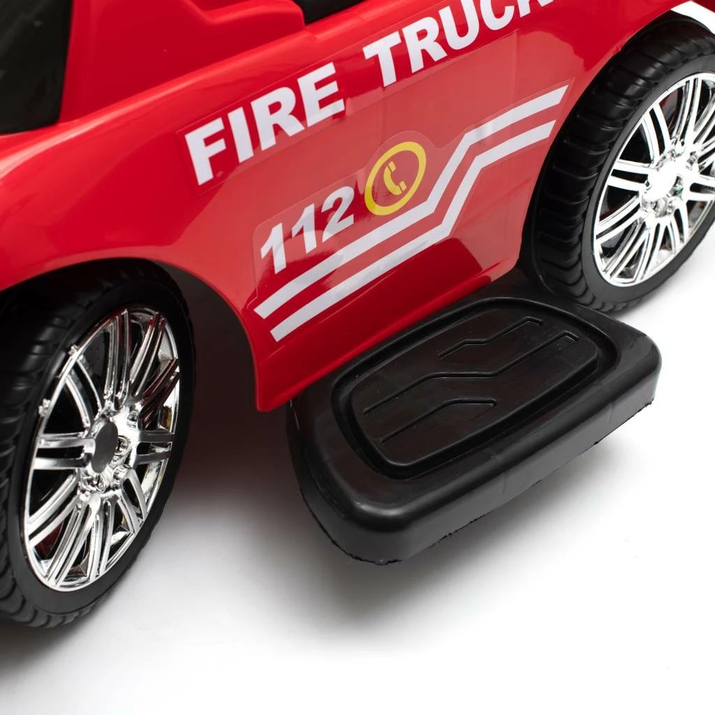 makinë lodër shtytëse BABY MIX HASSIC me panel zëri, dorezë udhëzuese, nga 12+ muaj, ngarkesë 25 kg, e kuqe