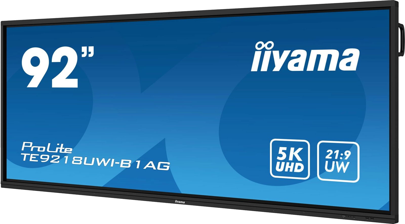 Ekran interaktiv iiyama ProLite TE9218UWI-B1AG 92 inç, 5K UHD, 21:9, Wi-Fi