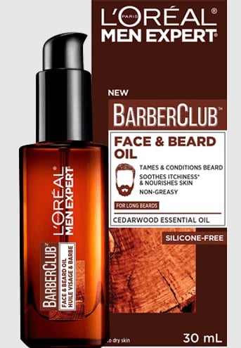Vaj për lëkurë dhe mjekërr L'Oreal BarberClub Face & Beard Oil, 30 ml