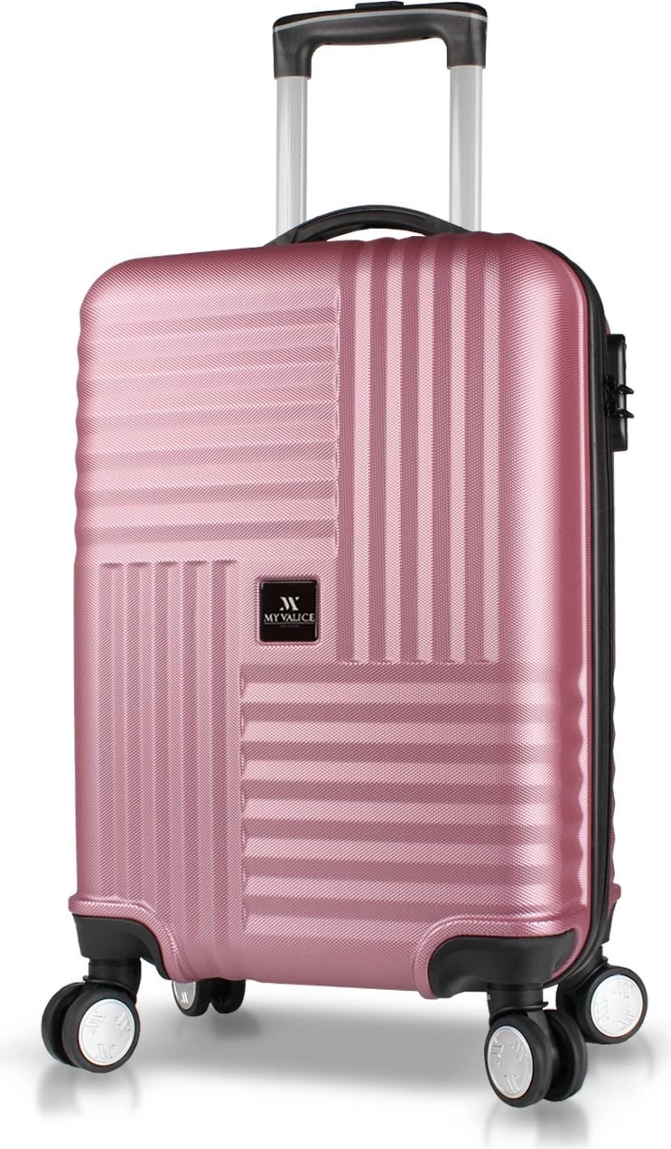 Valixhe udhëtimi, ngjyrë rozë gold, Zoozie Bags, 8517