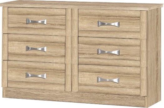 Tavolinë për grim FH317.02 me 6 sirtarë Sonama 120x40x76cm
