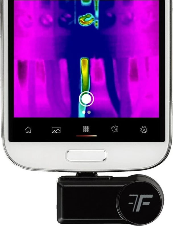 Kamerë termike Seek Thermal, 320 x 240 pixels, e zezë