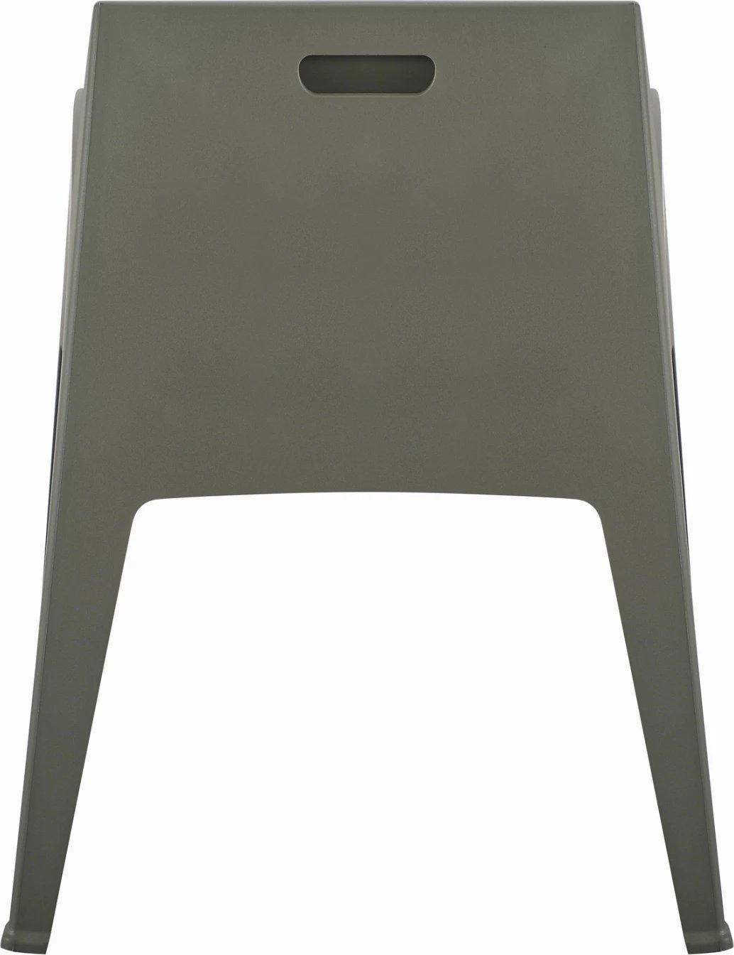 Karrige me krahë polipropileni SLEEK, ngjyrë ulliri e errët, FH6370.05, 57x56x82.5cm