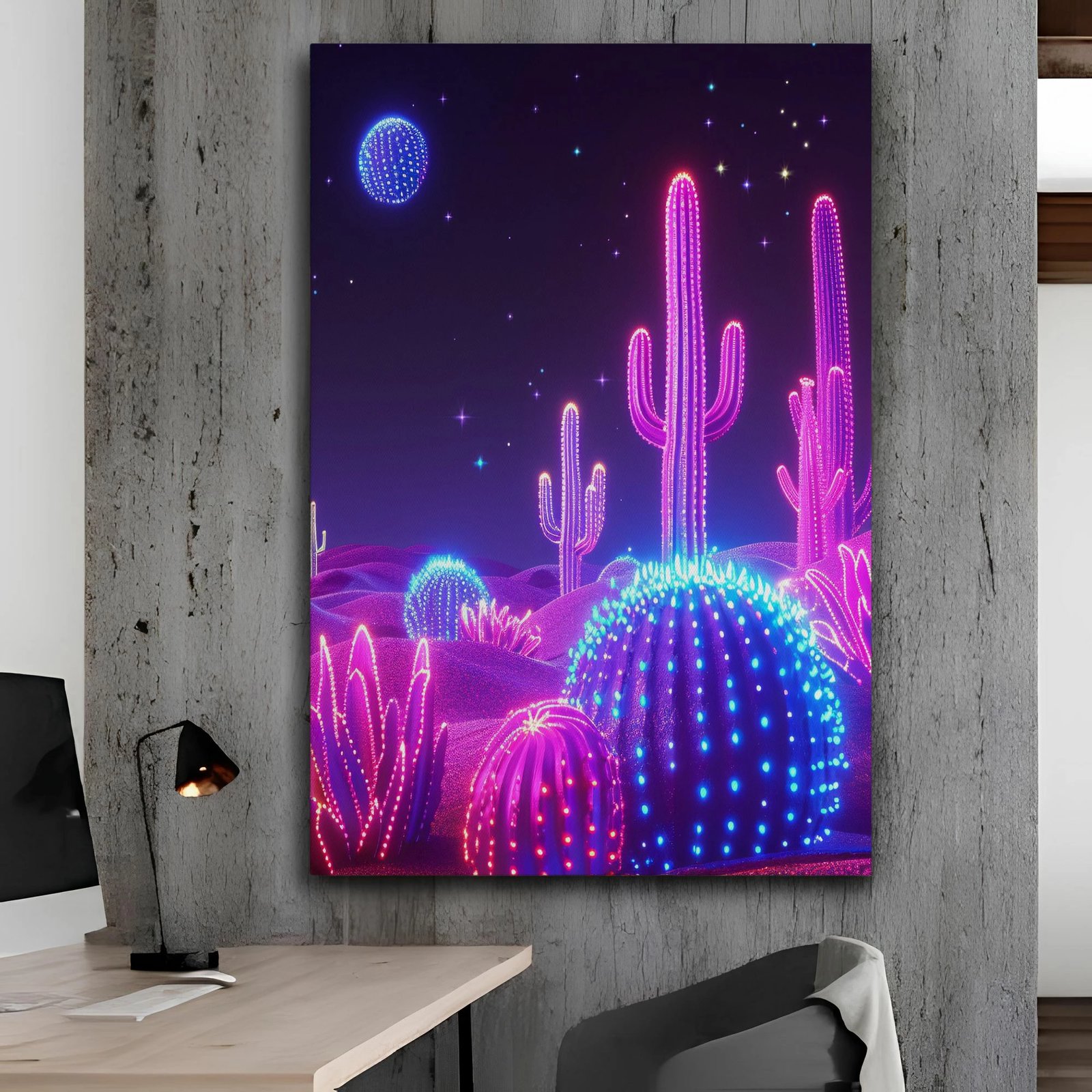 Pikturë dekorative në kanavacë, shumëngjyrëshe, Wallity ASR_CNV25-66, 70x100cm