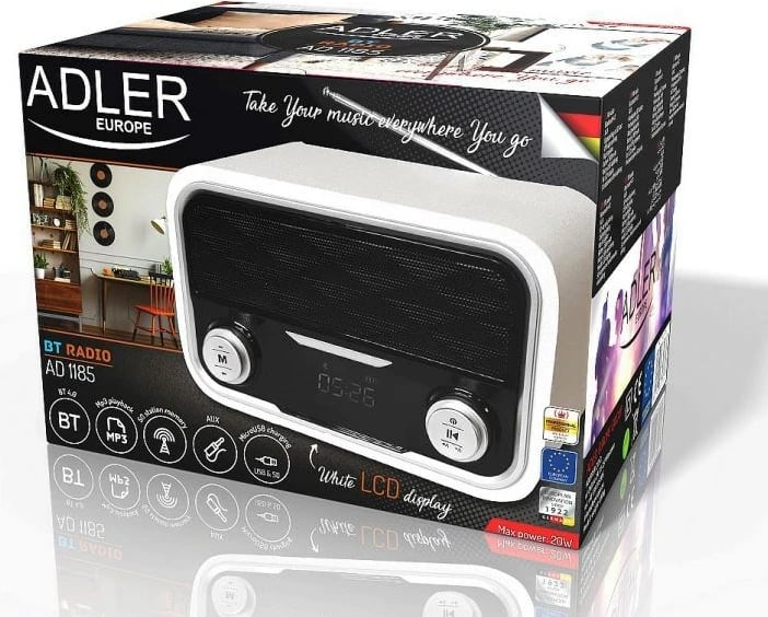 Adler AD 1185 radio Portable White