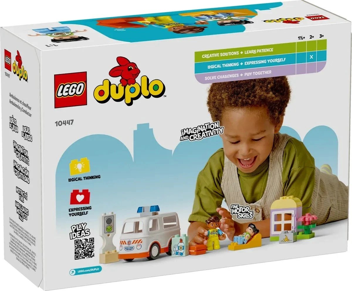 Set LEGO DUPLO 10447 Ambulancë me shofer Set LEGO DUPLO 10447 Ambulancë me shofer