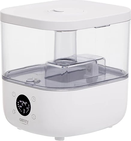 Lagështues ajri ultrasonik, Camry, CR 7973, depozitë 5L, ekran LED, aromaterapi, i bardhë