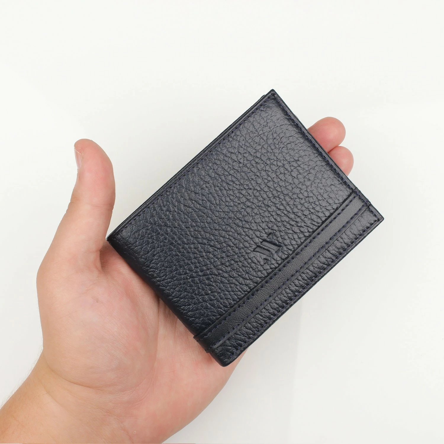 Portofol lëkure, ngjyrë navy blue, Zoozie Bags, 0978