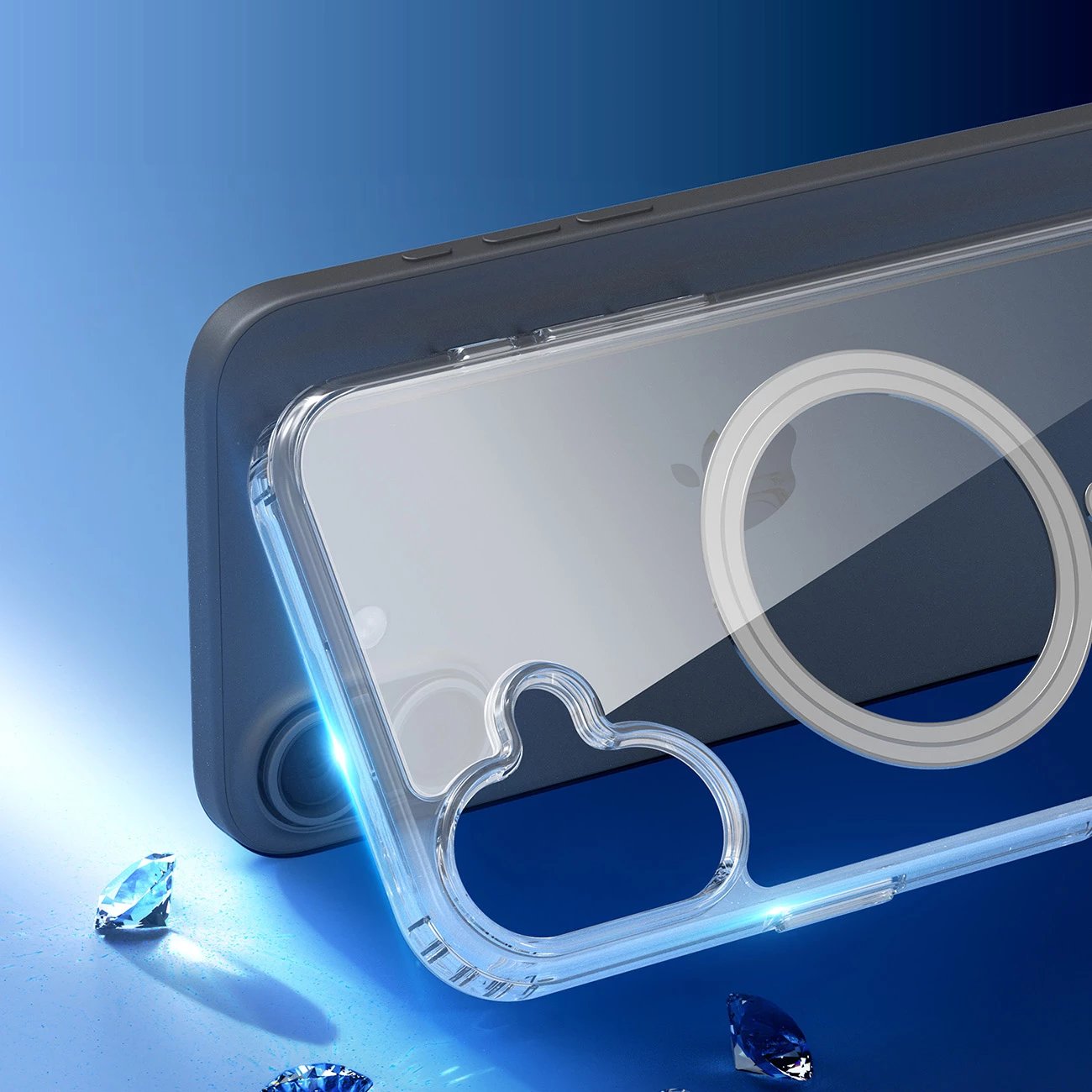 Mbështjellës Dux Ducis Clin Mag për iPhone 16, MagSafe, Transparent