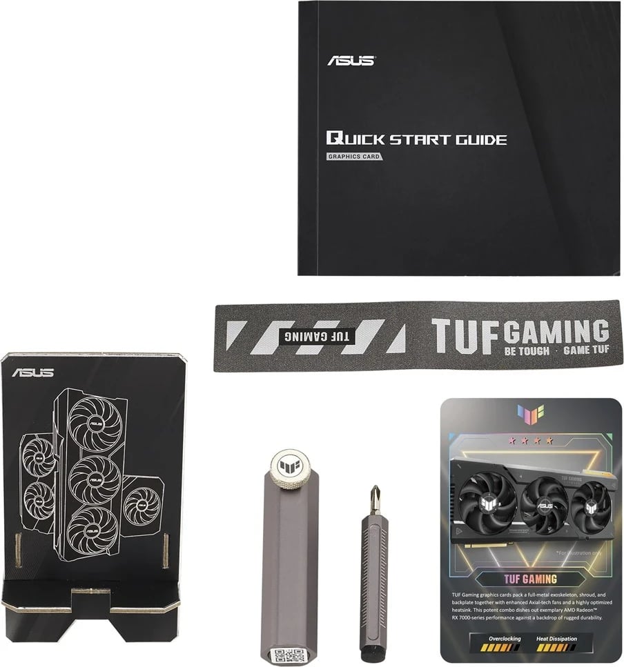 Kartë Grafike ASUS TUF Gaming TUF-RX7800XT-O16G-GAMING, AMD Radeon RX 7800 XT, 16 GB GDDR6