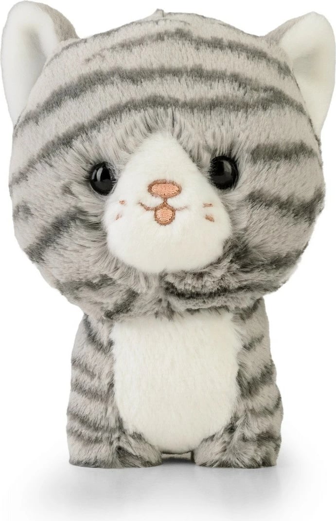 Lodër pelushi Daffi Teddy Pets, mace me vija, 19 cm, gri