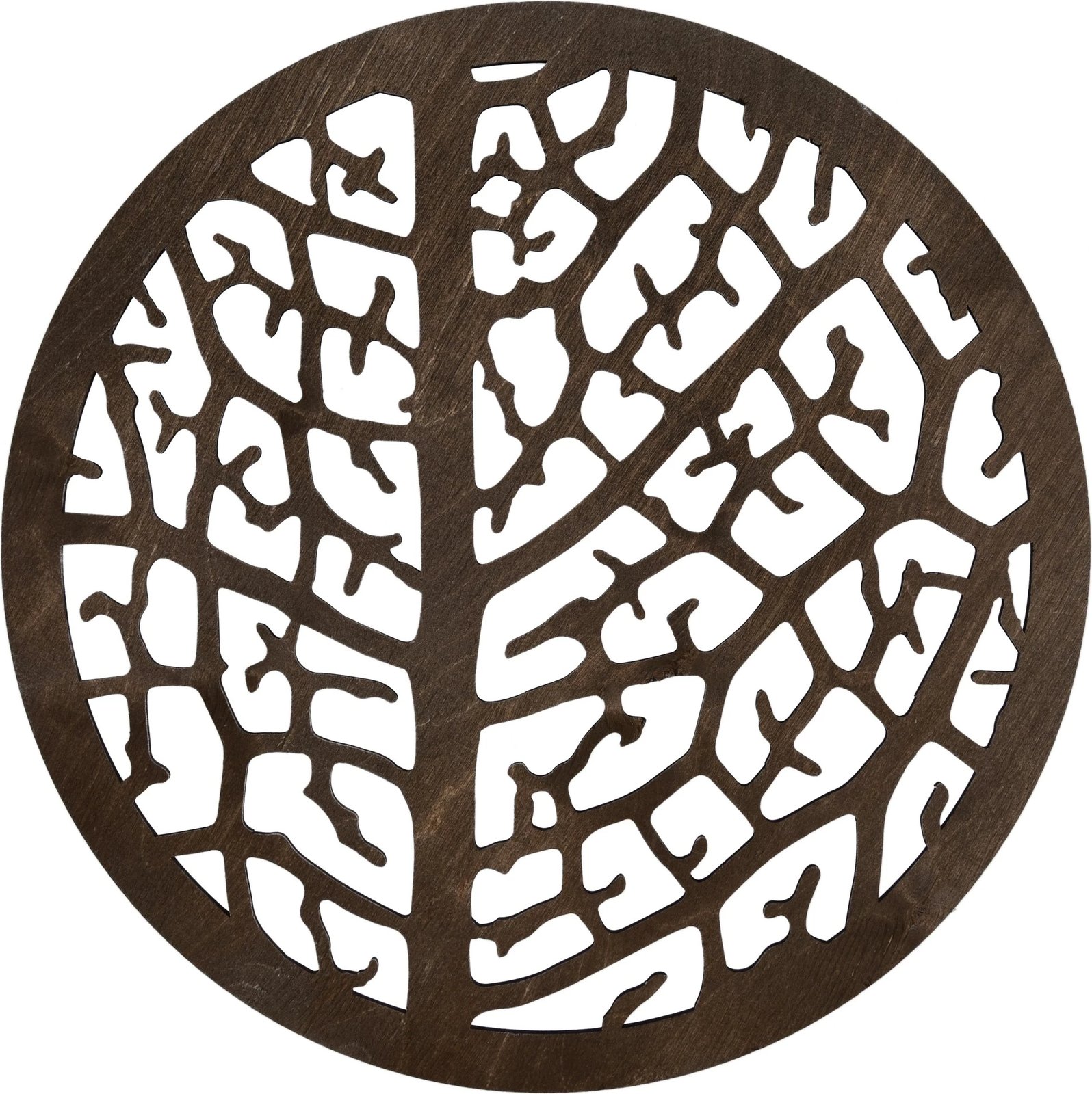 Set nënshtruesish tavoline prej druri, 4 copë, Hermia, ngjyrë korale - wenge