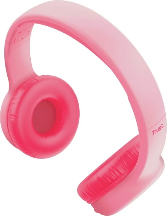 Kufje Trust Nouna, me ose pa kabllo, USB Type-C, Bluetooth, Rozë Kufje Trust Nouna, me ose pa kabllo, USB Type-C, Bluetooth, Rozë