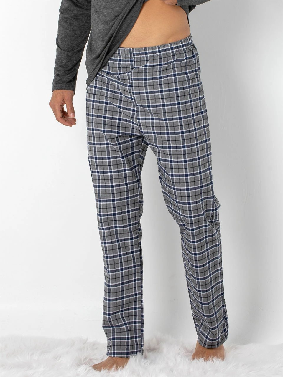 Set pizhamash për burra Jumeon, 002-000305, ngjyrë antracit