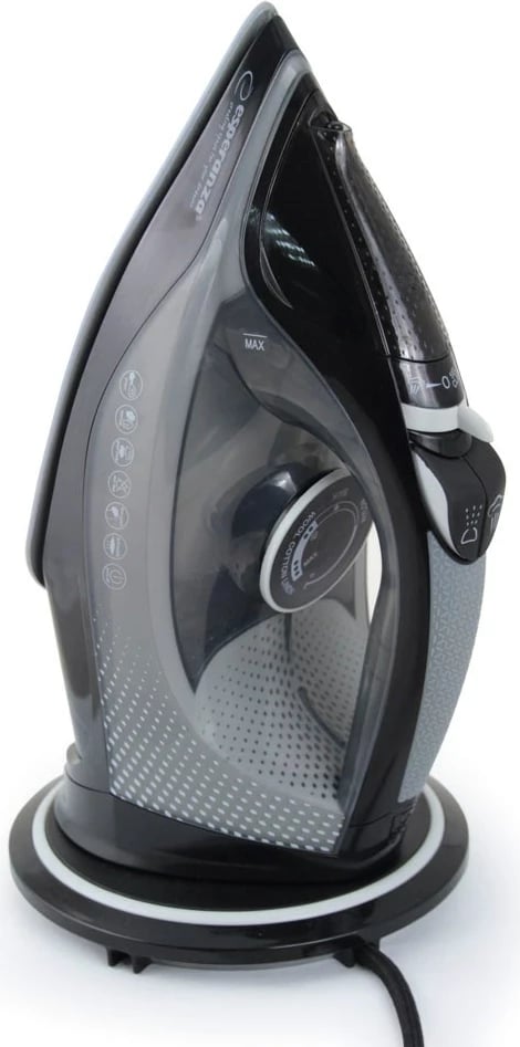 Hekur Esperanza EHI011 me avull, pllakë qeramike, 2600 W, Gri e Zi