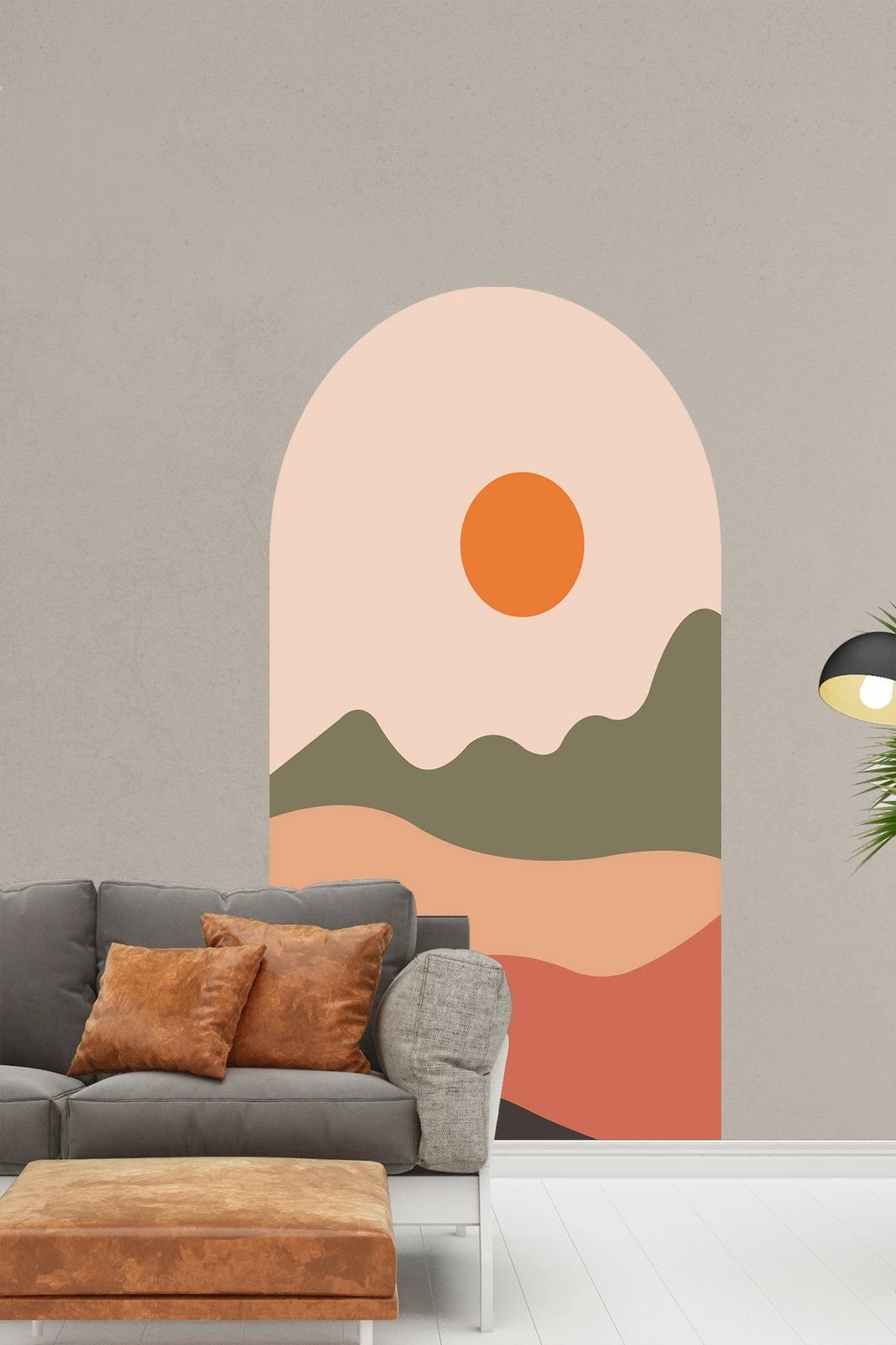 Sticker dekorativ për mur Wallity, ERSYSTCKR16