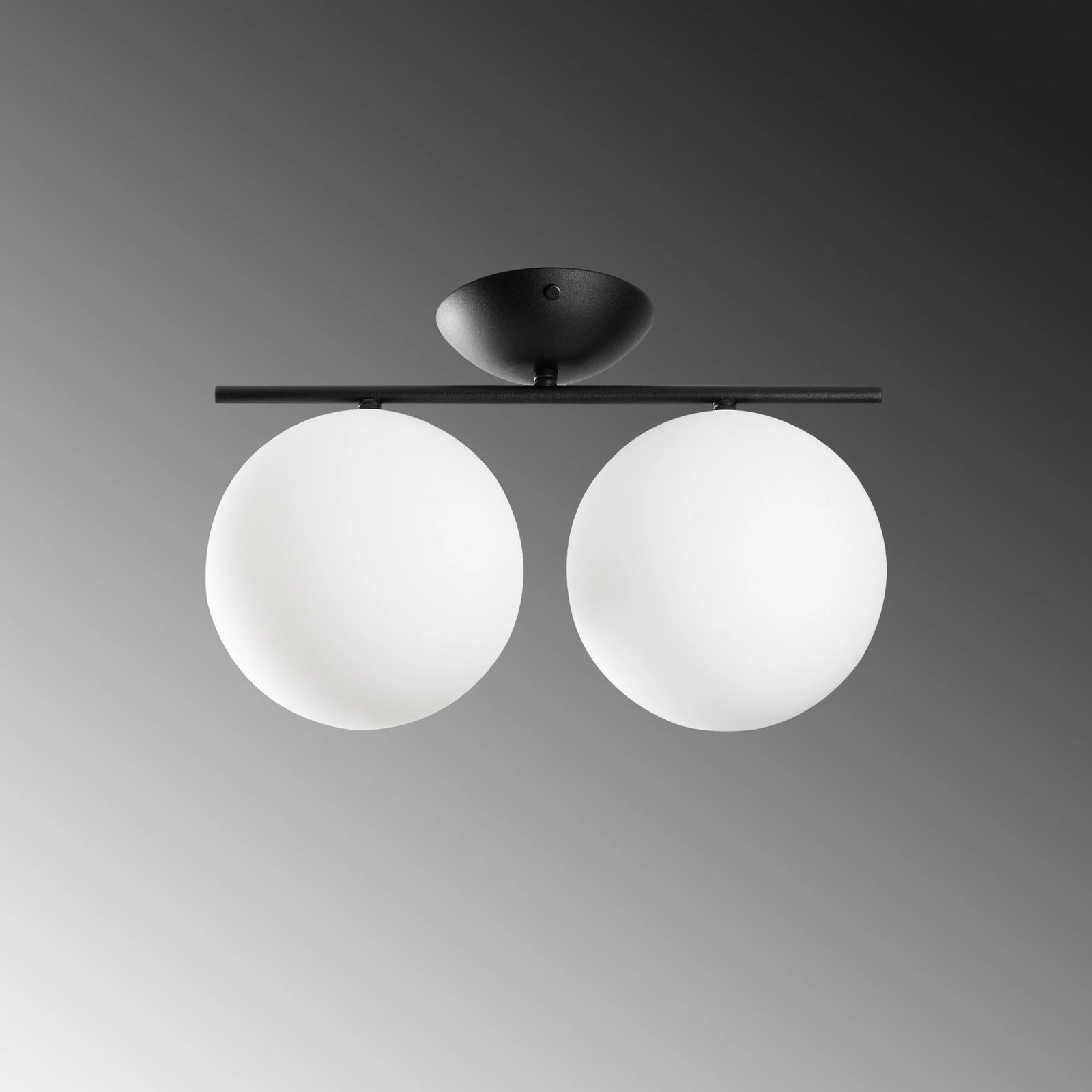 Llambë tavani Opviq, Luminar - 14115, trup metalik, ngjyrë e zezë