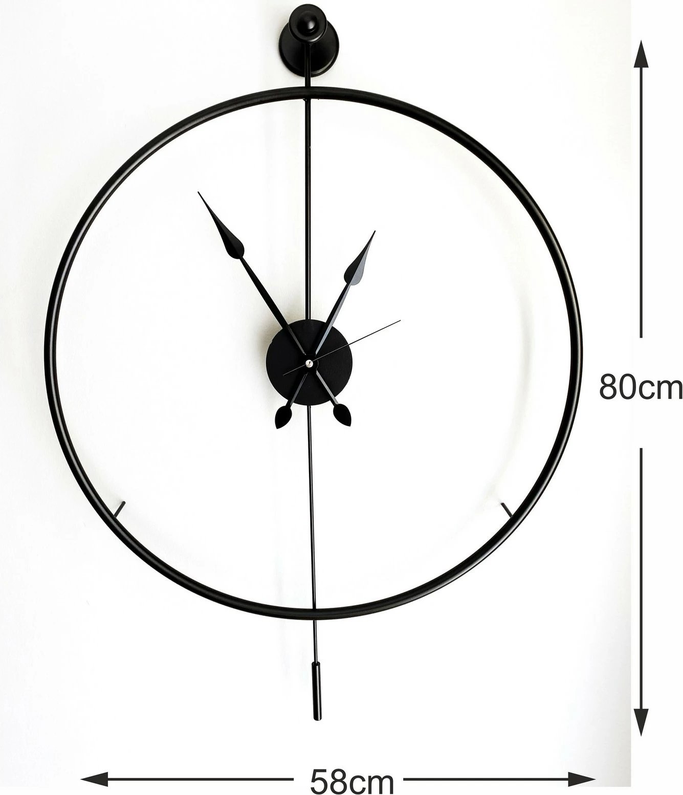 Orë muri dekorative prej metali, Wallity, Mclock-00102