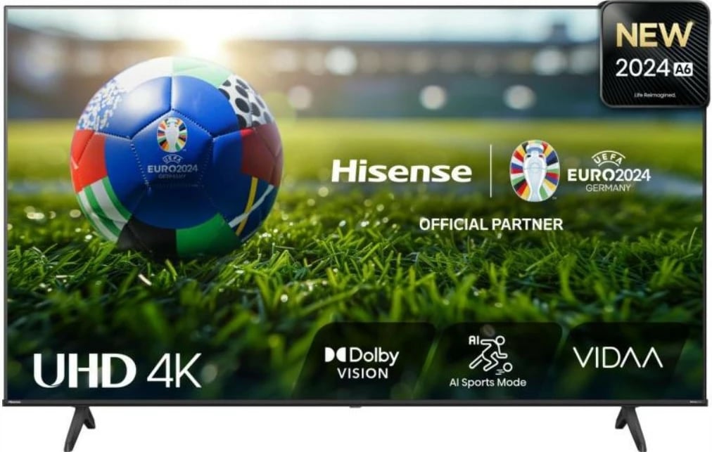Televizor LED Hisense 55A6N, 55", Ultra HD 4K, Smart TV, i zi