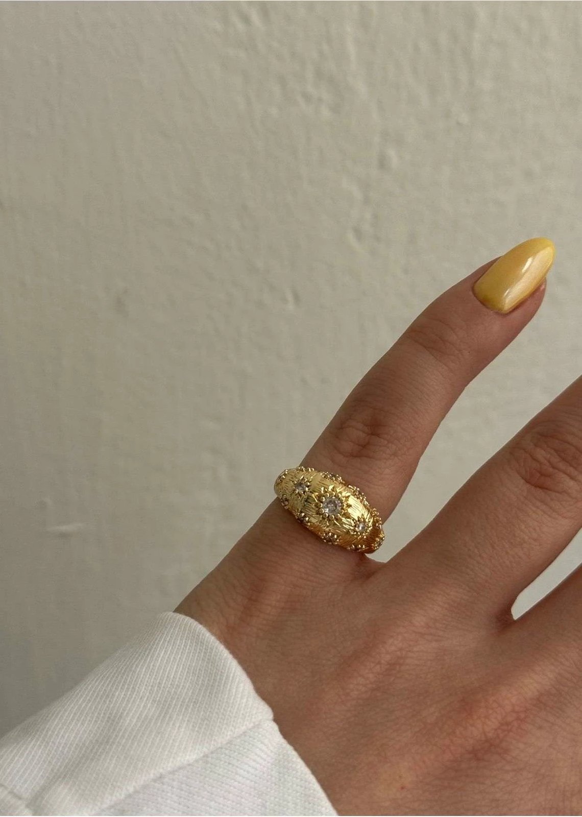 Unazë prej bronzi, ngjyrë ari, Jumeon, KPEGMSA435244