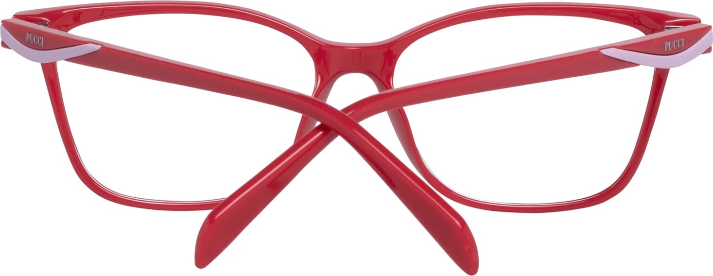 Kornizë optike për femra Emilio Pucci, të kuqe