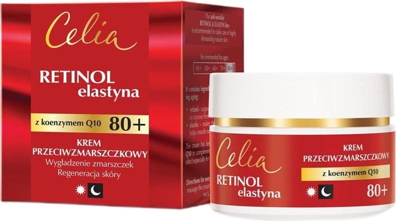 Krem anti-rrudhë për femra Celia Retinol Elastin 50ml