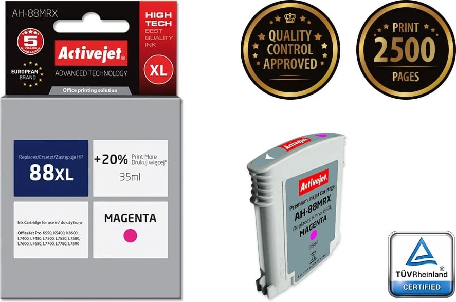 Toner Activejet AH-88MRX për printerët HP