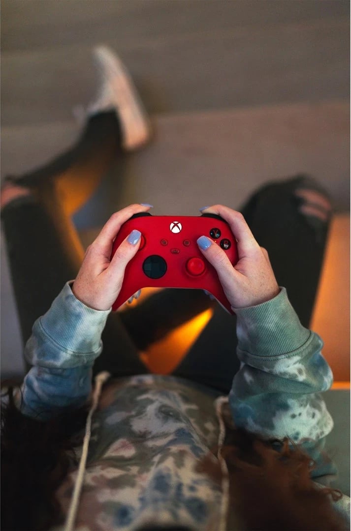 Gamepad Microsoft Xbox Wireless Controller QAU-00012, Bluetooth/USB, i kuq Gamepad Microsoft Xbox Wireless Controller QAU-00012, Bluetooth/USB, i kuq