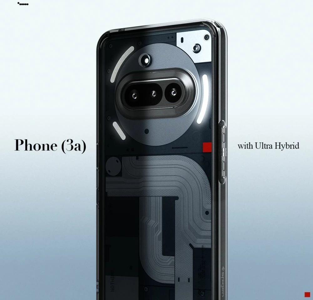 Mbështjellës Spigen Ultra Hybrid për Nothing Phone 3A, Transparent