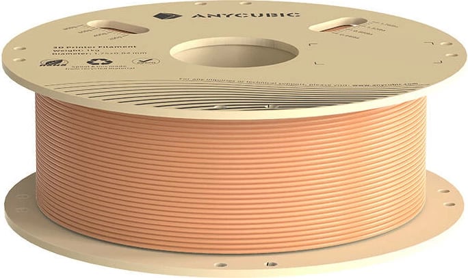 Set filamentesh PLA AnyCubic HPL20-101-4, 1.75 mm, 4 copë, Pantone, Jeshile/Portokalli/Kaltër/Vjollcë