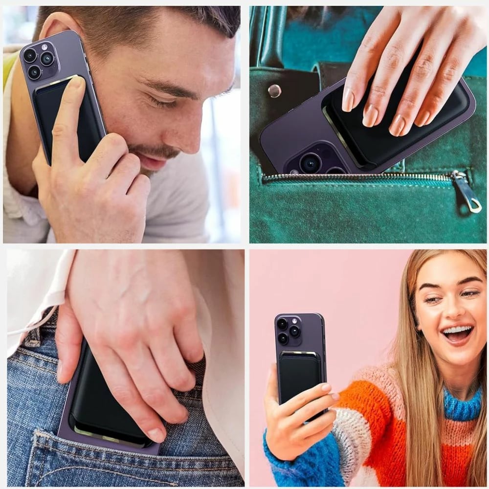 Mbajtëse kartelash për celular Tech-Protect MagWallet MagSafe, Kaltër