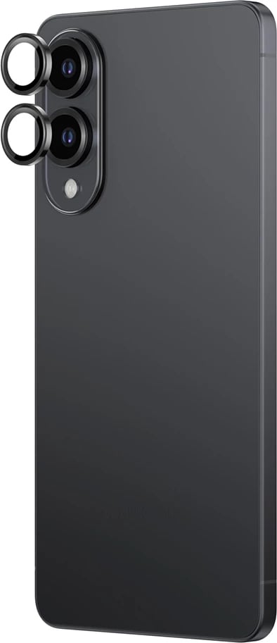 Xham mbrojtës kamerës AmazingThing Radix AR për Samsung Galaxy S25 Edge, i zi