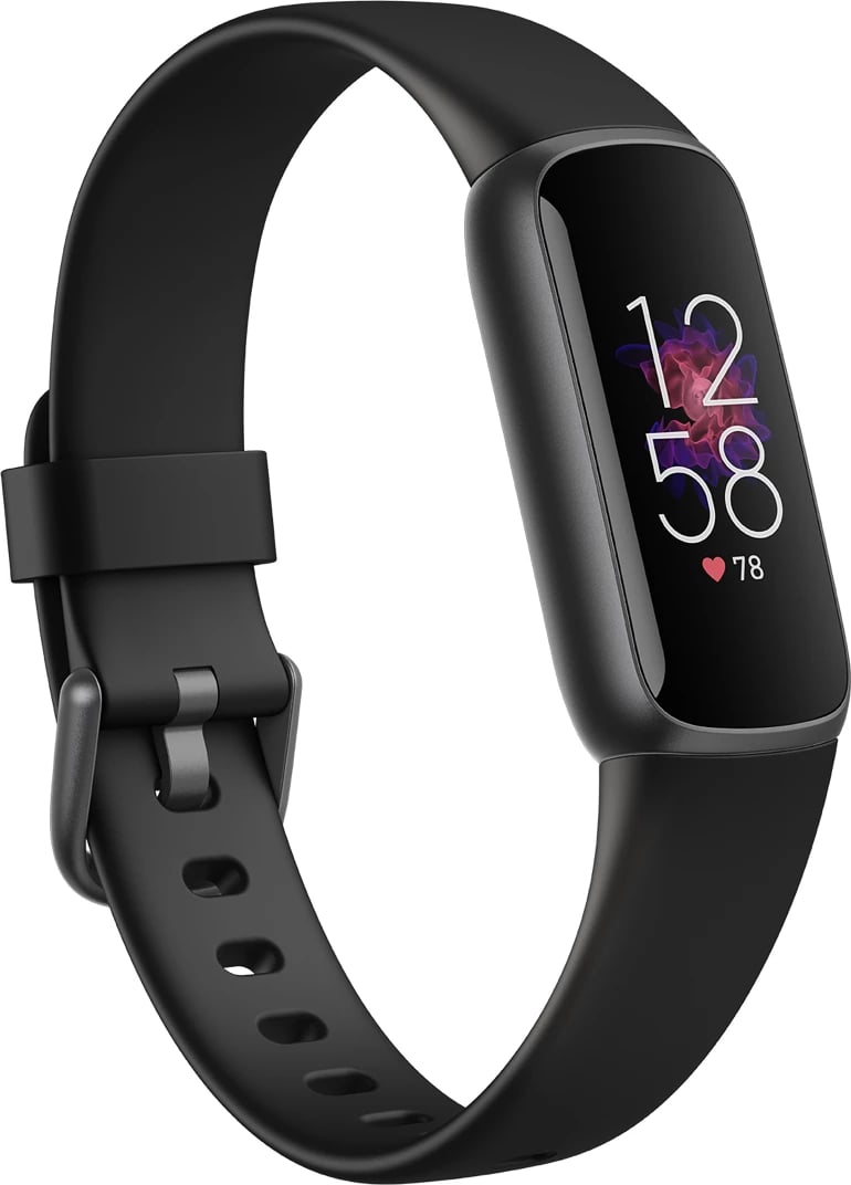 Smartwatch FitBit Luxe, 0.7", e zezë/hiri