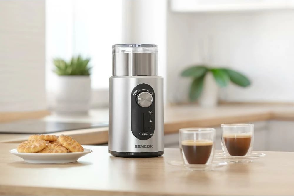 Mulli elektrik për kafe Sencor SCG 3550SS, argjend Mulli elektrik për kafe Sencor SCG 3550SS, argjend