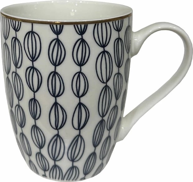 Filxhan All Time, porcelan New Bone China, i bardhë, blu, ari, 8x8x11cm