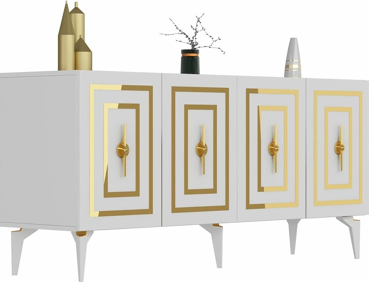 Konsol Skye Decor, ngjyrë e bardhë, Viola